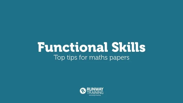 Top Tips for FS Maths